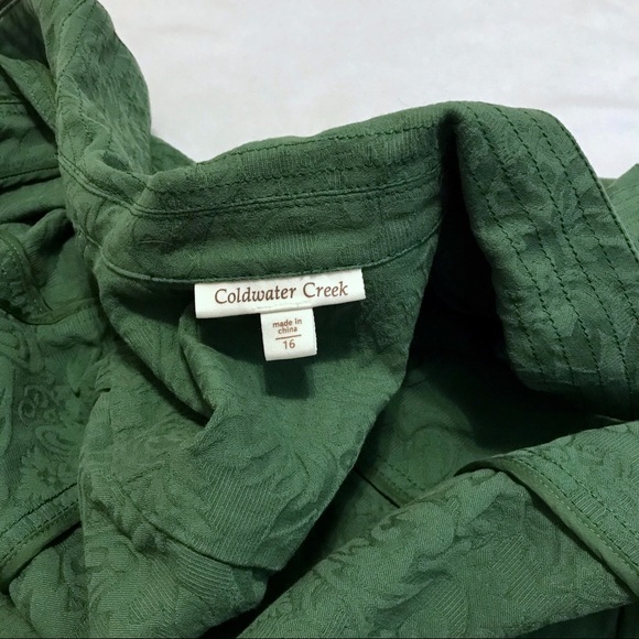 ❌SOLD❌ Coldwater Creek Acanthus Lightweight Jacket Women 16 - Picture 11 of 14